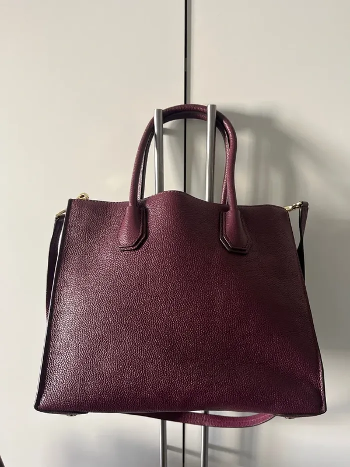 Sac à main en cuir Michael Kors violet - photo numéro 2