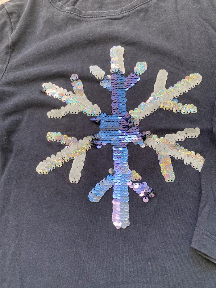 Haut sequins flocon - photo numéro 3