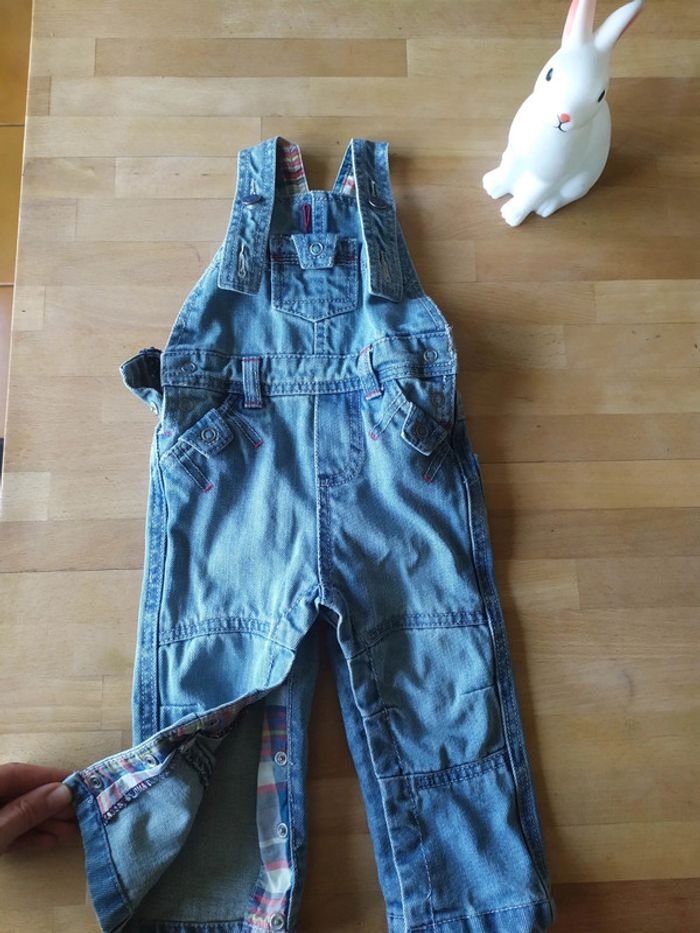 Salopette jeans 6 mois tao - photo numéro 3