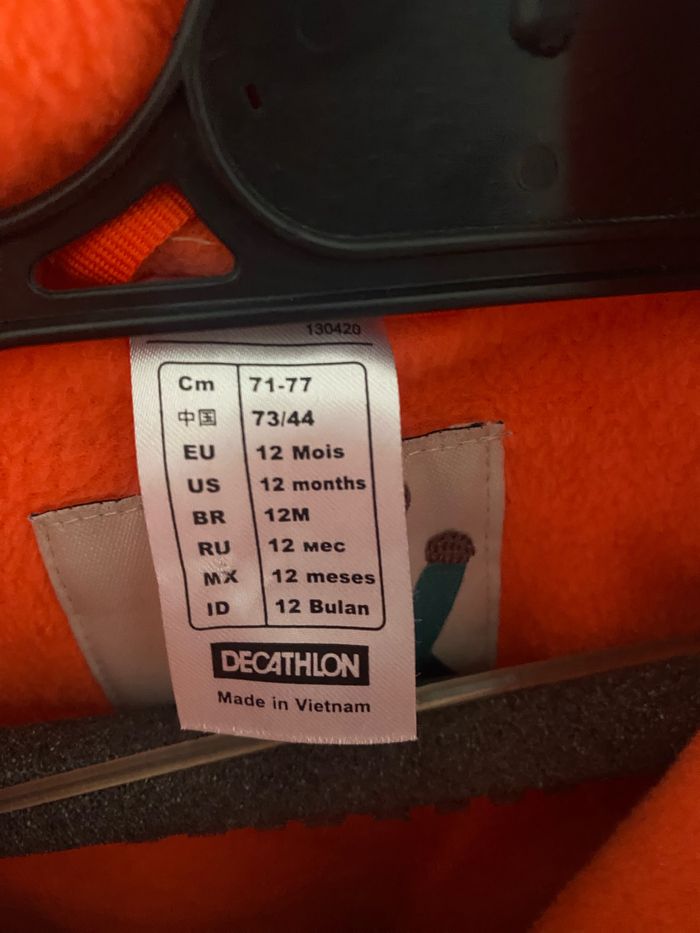 Combinaison de ski 1an - photo numéro 3