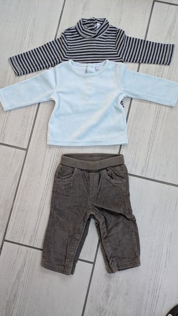 Lot  automne hiver garçon 9 mois