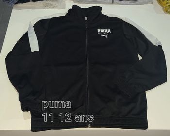 Veste zippée puma 11 12 ans