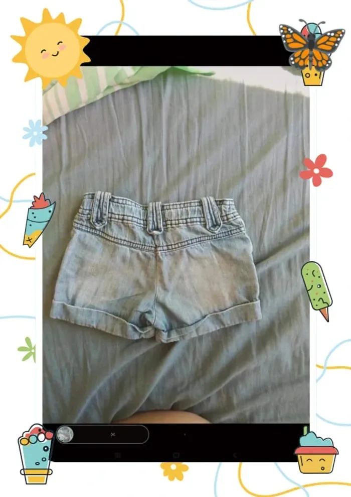 Short en jean 24mois - photo numéro 4