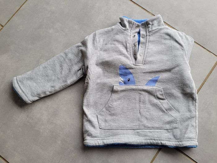 Sweat réversible 12/24 mois