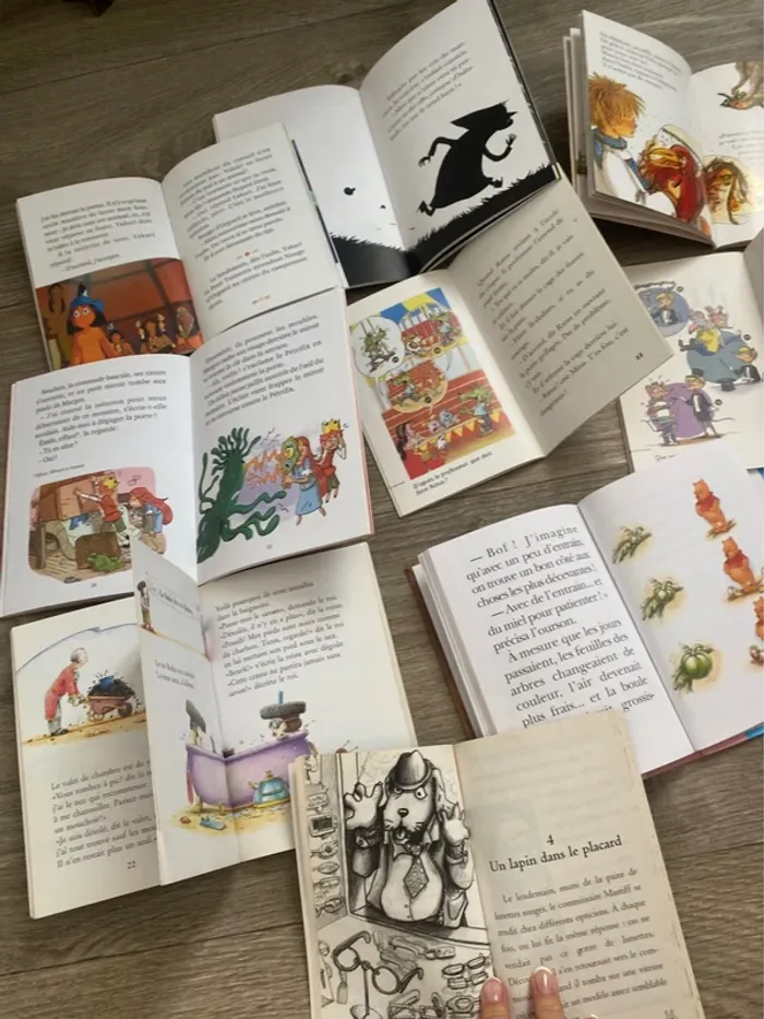 Lot de 9 livres enfants 1ère lecture cp ce1 vacances - photo numéro 3