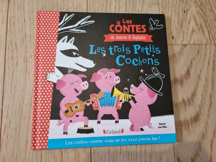 Livre les 3 petits cochons remanié