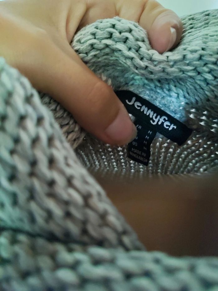 Pull gris - photo numéro 4