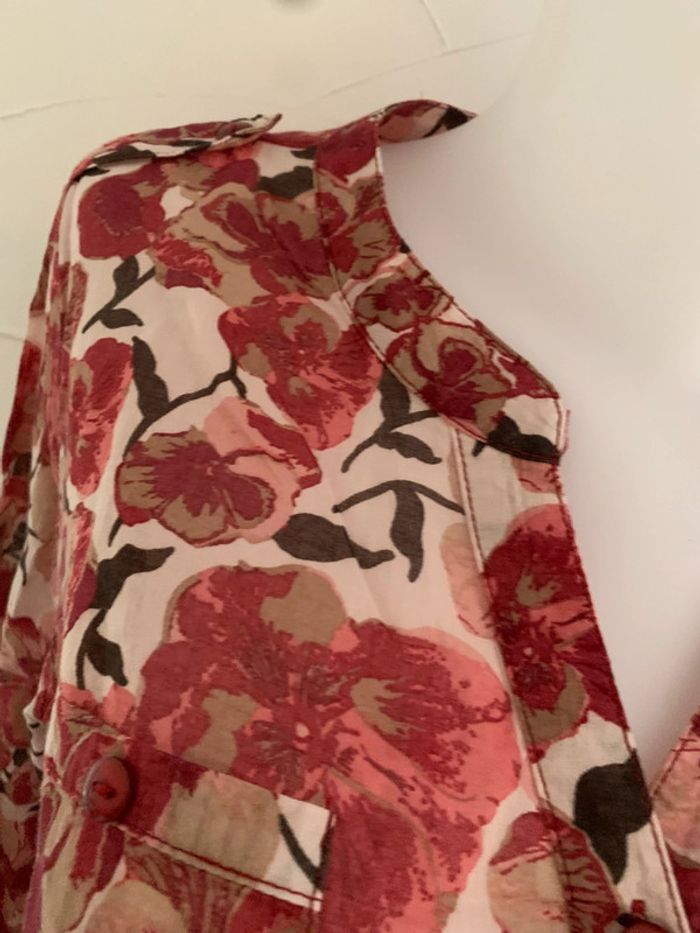 Blouse Armand Thierry fleurie manches longues taille 38 - photo numéro 9