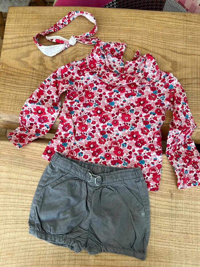 Lot vêtements fille 3 ans été printemps robe ensemble orchestra bandeau catimini jacadi Zara - photo numéro 2