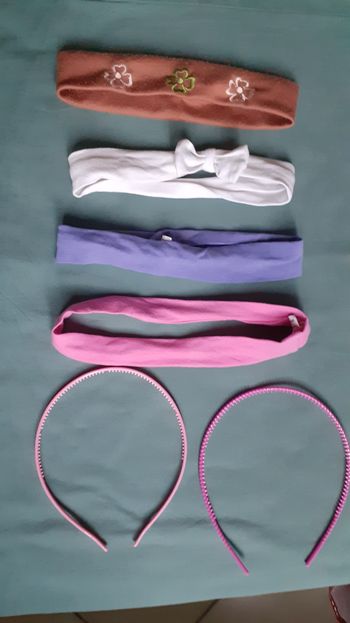 Lot de bandeaux et serre-tête fille 4-6 ans