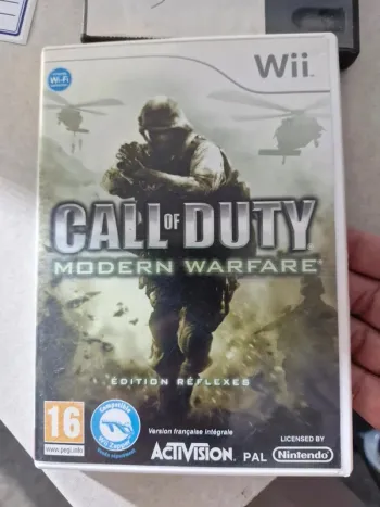 Jeu wii call of duty modern warfare