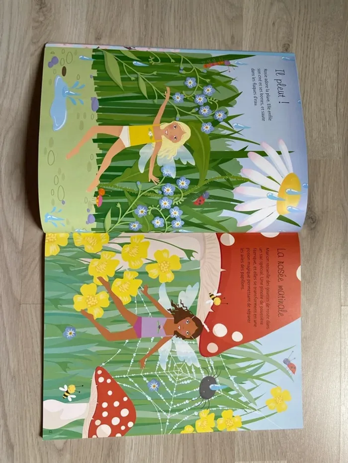 Autocollants Usborne - Cahier « J’habille mes amies Les fées » - photo numéro 2