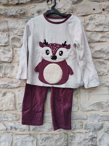 pyjama fille hibou 5 ans🫟 envoie aujourd'hui ou demain🫟