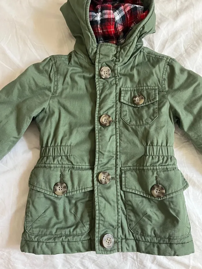 Parkas kaki benetton - photo numéro 3