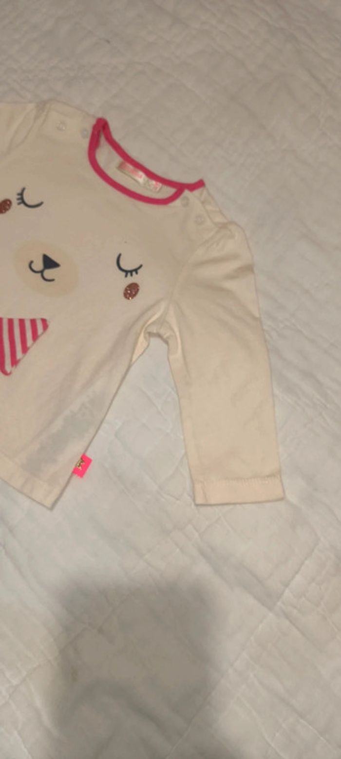 T-shirt avec manche billieblush - photo numéro 2