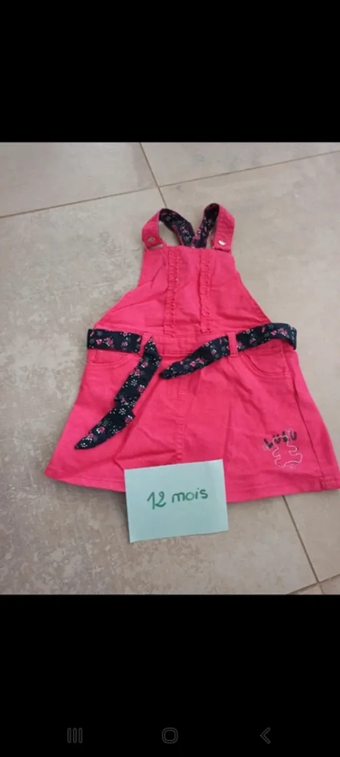 Robe lulu castagnette 12 mois