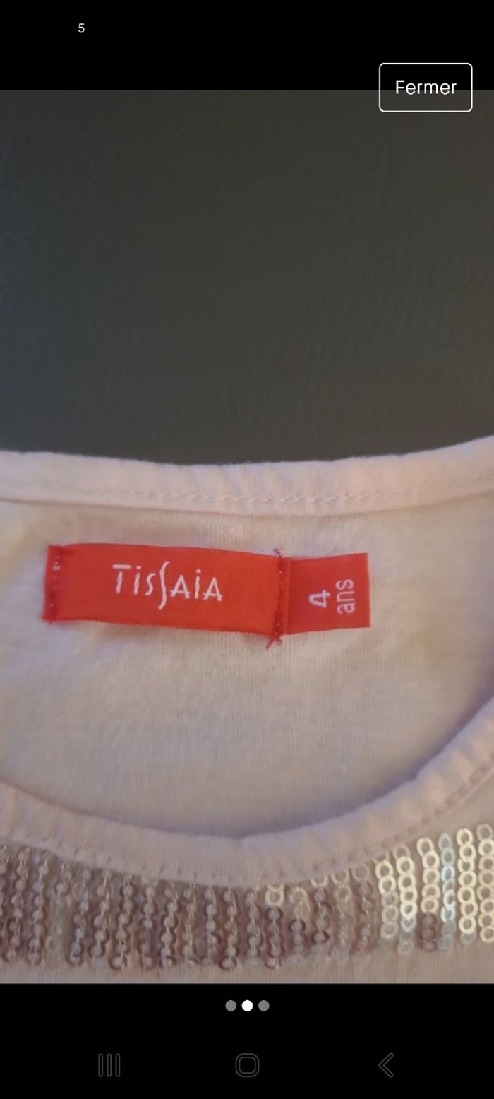 Tee-shirt fille 4 ans - photo numéro 3