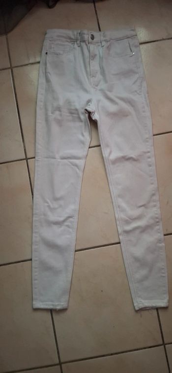 Pantalon en jean blanc