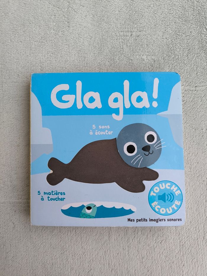 Livre sonore à toucher Gla Gla Gallimard - photo numéro 2