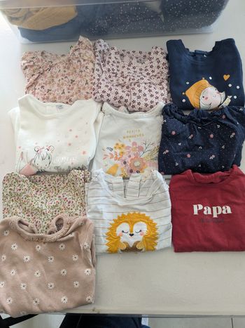 Lot tee shirt manche longue