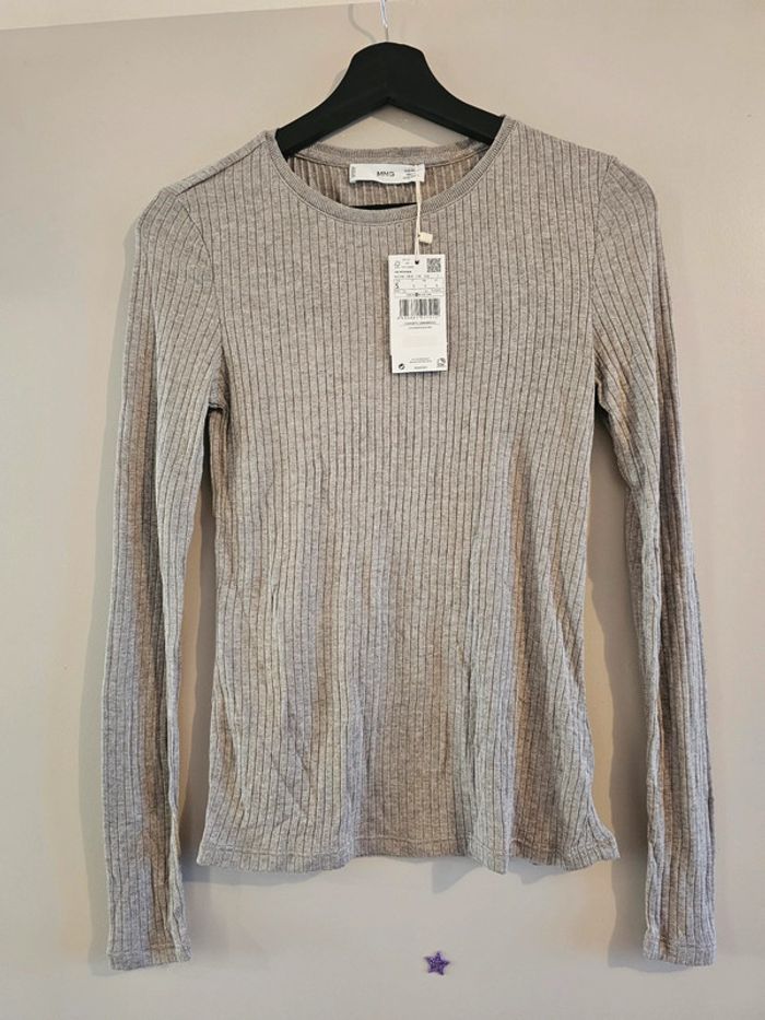 Tee-shirt manches longues Mango Taille S