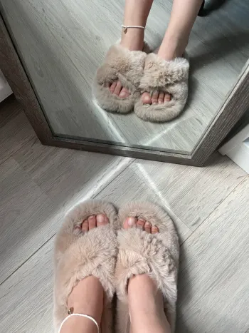 Pantoufles duveteuses