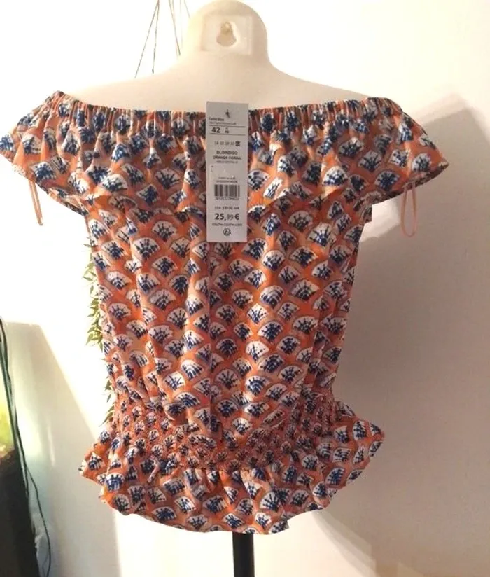 haut cache-cache taille 42 - neuf 100% polyester - photo numéro 7