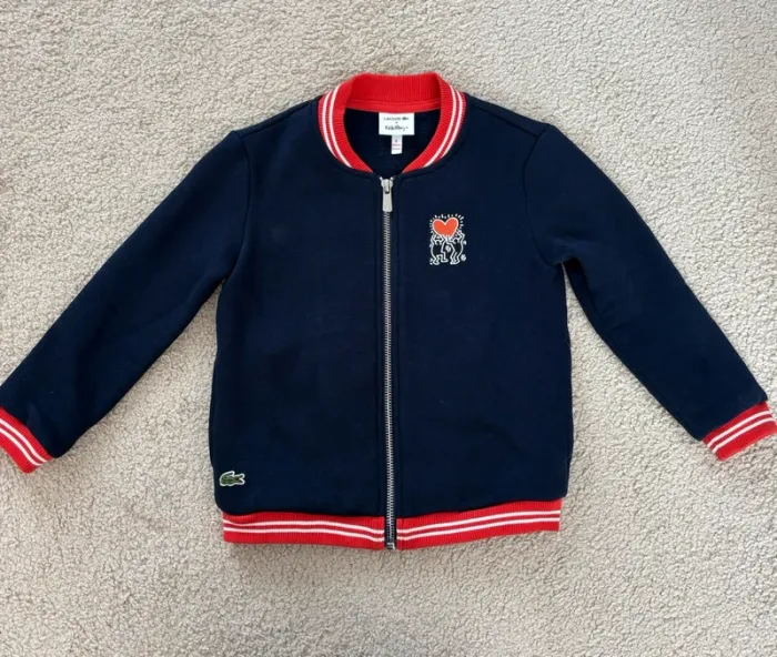 Veste Lacoste x Keith Haring garçon/ fille /mixte 4 ans (104 cm) édition limitée rare - photo numéro 2