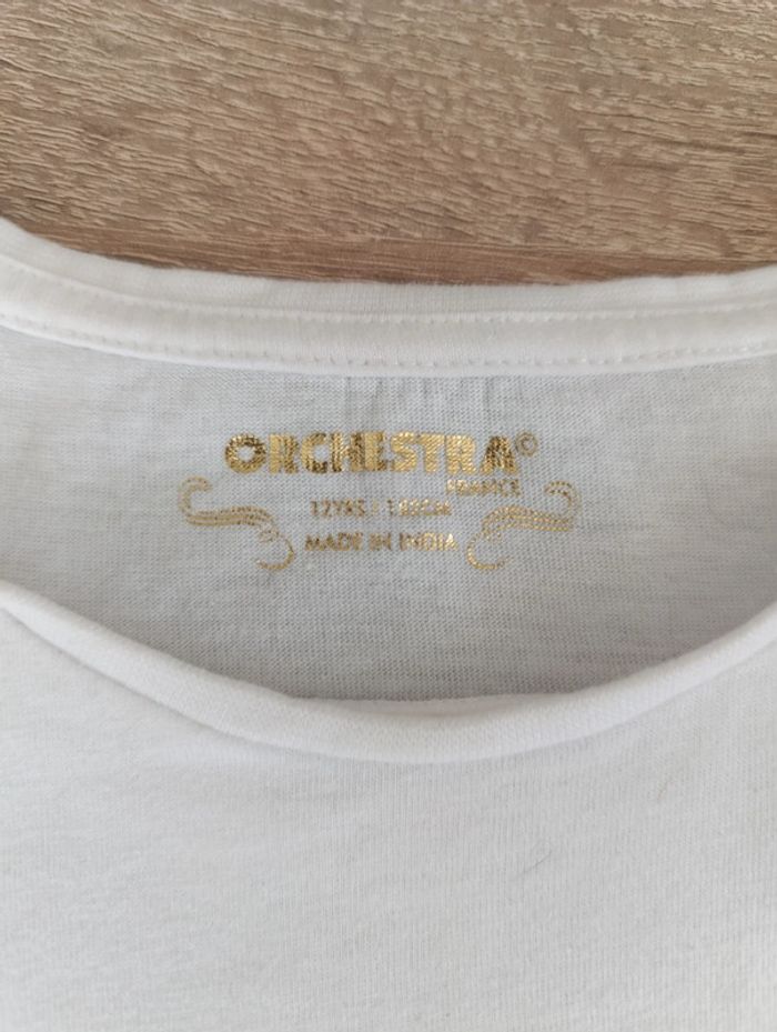 t-shirt manches courtes fille taille 12ans - photo numéro 2