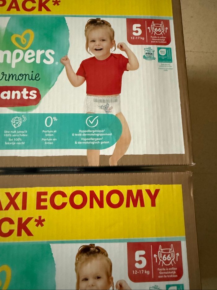 Lot de 2 maxi Pampers harmonie taille 5 - photo numéro 2