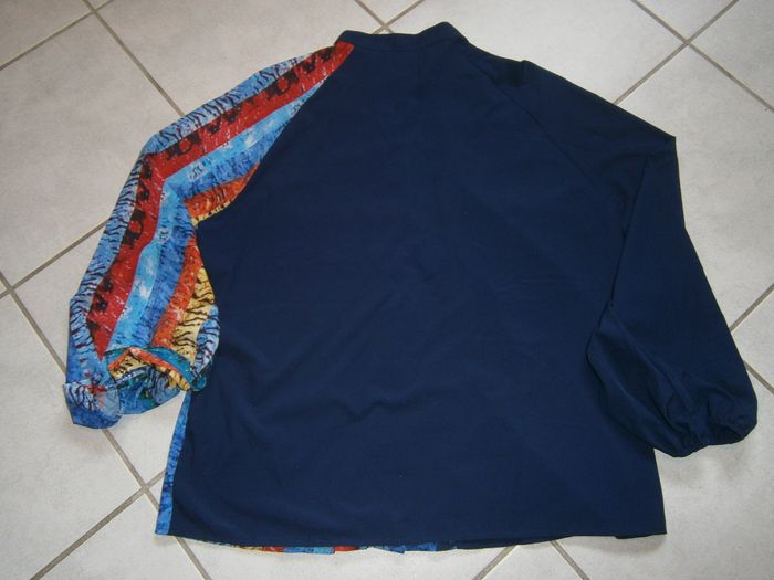 Chemisier ML marine SHEILAY Taille L - photo numéro 9