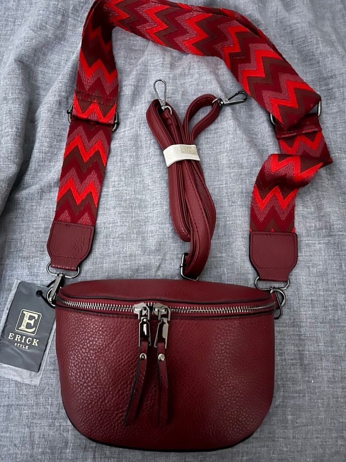 Sac banane bordeaux - photo numéro 2