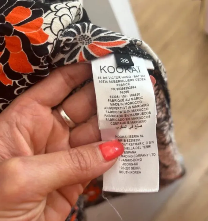 Kookaï, robe, imprimé, floral femme, taille 38 - photo numéro 5