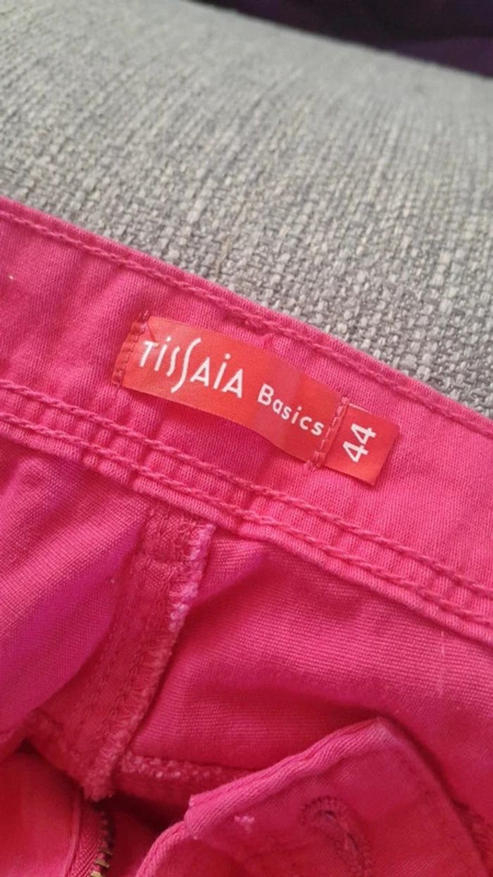 Pantalon rose fushia en coton - photo numéro 4