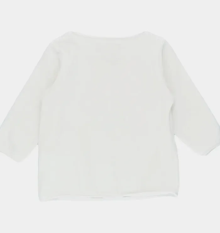 T-Shirt à manches longues 3 mois en coton bio et élasthanne Arsène et les pipelettes - photo numéro 2