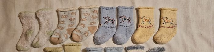 4 paires de chaussons pour bébé de 0 mois (naissance) à 9 mois - photo numéro 6