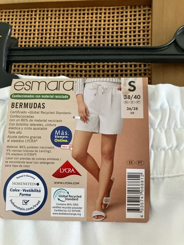 Bermuda blanc Esmara Taille S - photo numéro 3