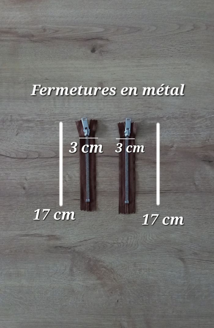 Fermetures éclairs " 5 pièces " - photo numéro 5
