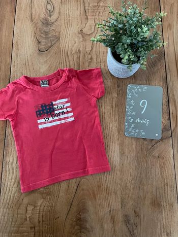 Tee shirt tape à l œil 9 mois