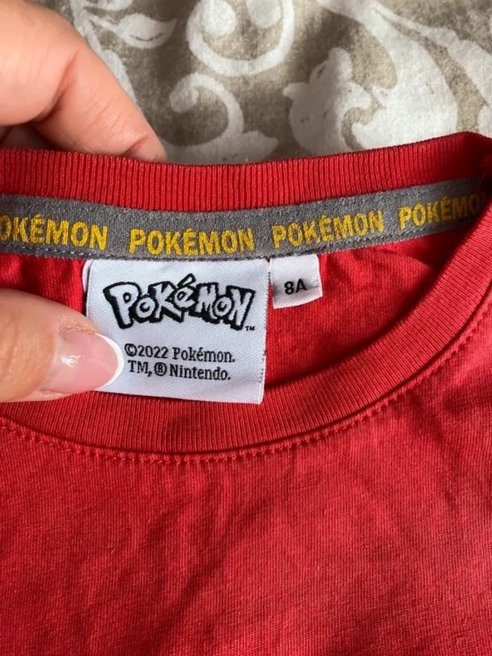Tee-shirt Pokemon Pikachu 8 ans - photo numéro 2