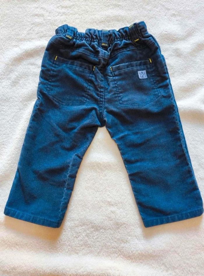 Pantalon  9  mois  velours  côtelé - photo numéro 2