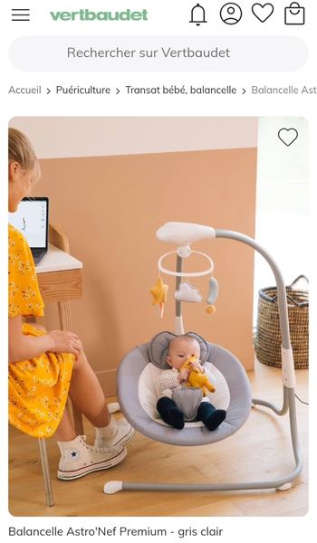 Balancelle bébé verbaudet 