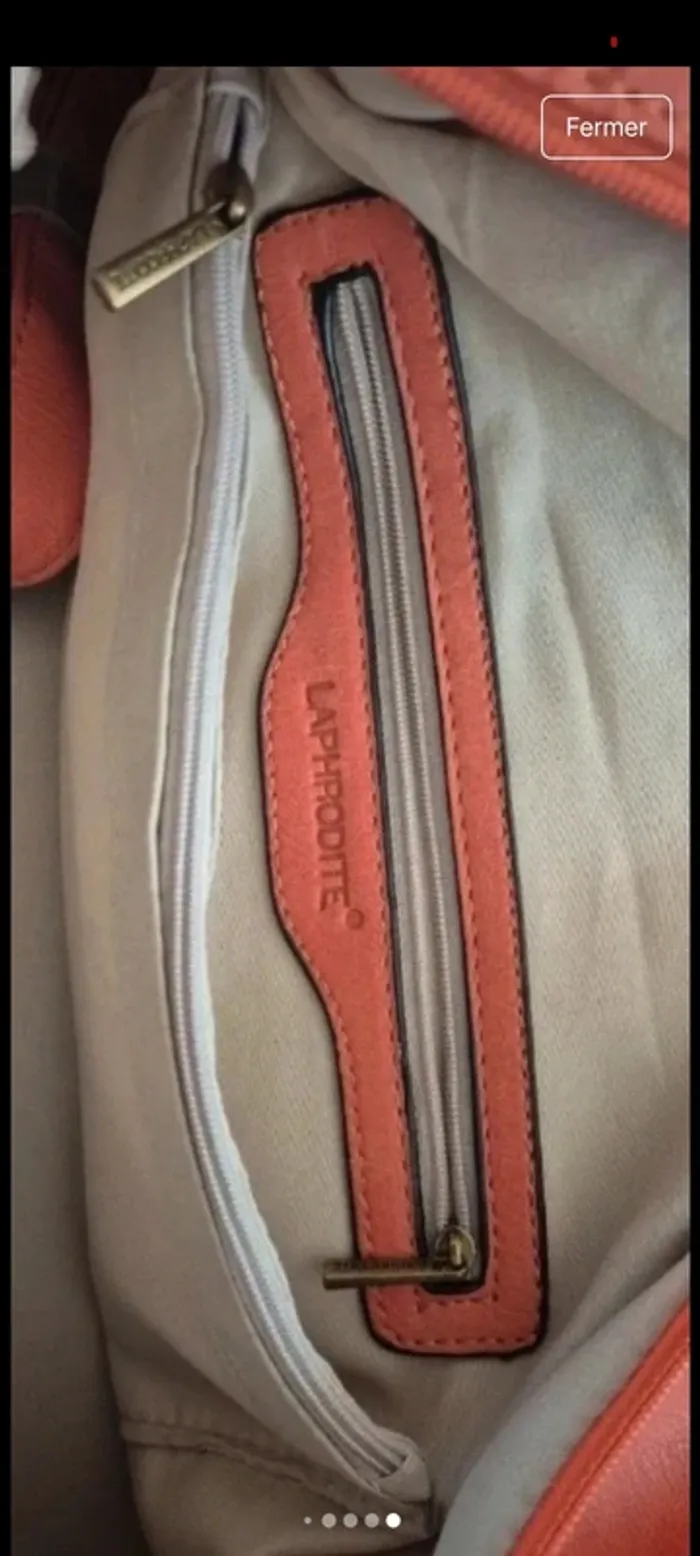 Sac orange neuf spacieux - photo numéro 7