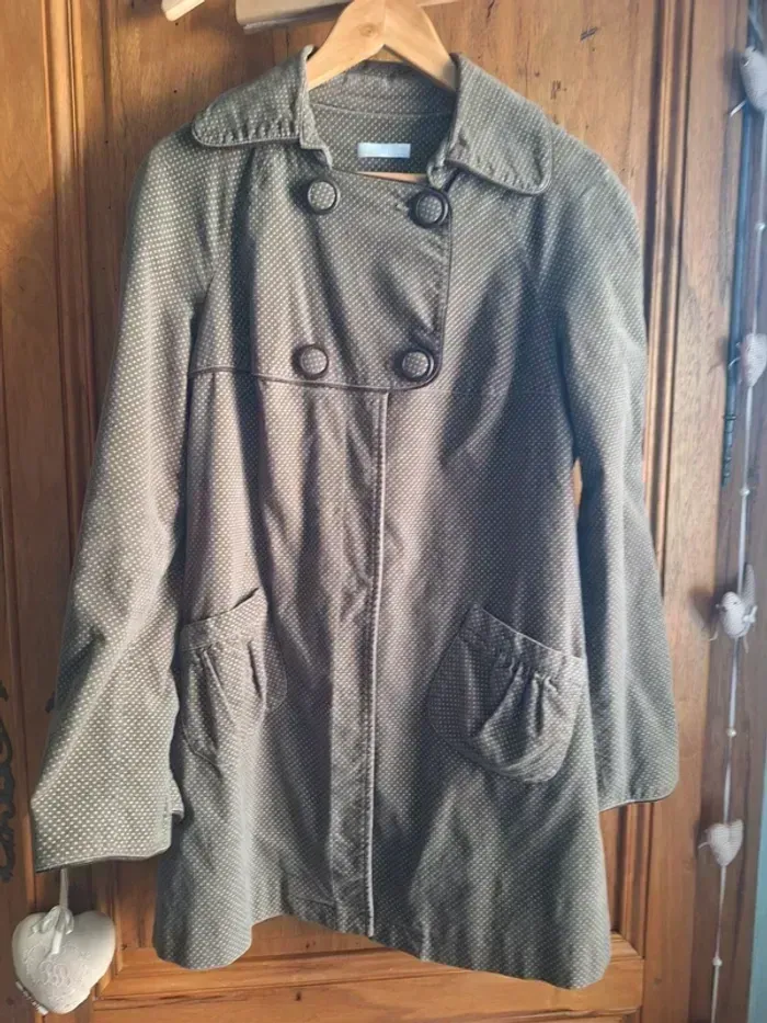 Joli manteau style rétro mi saison - photo numéro 4