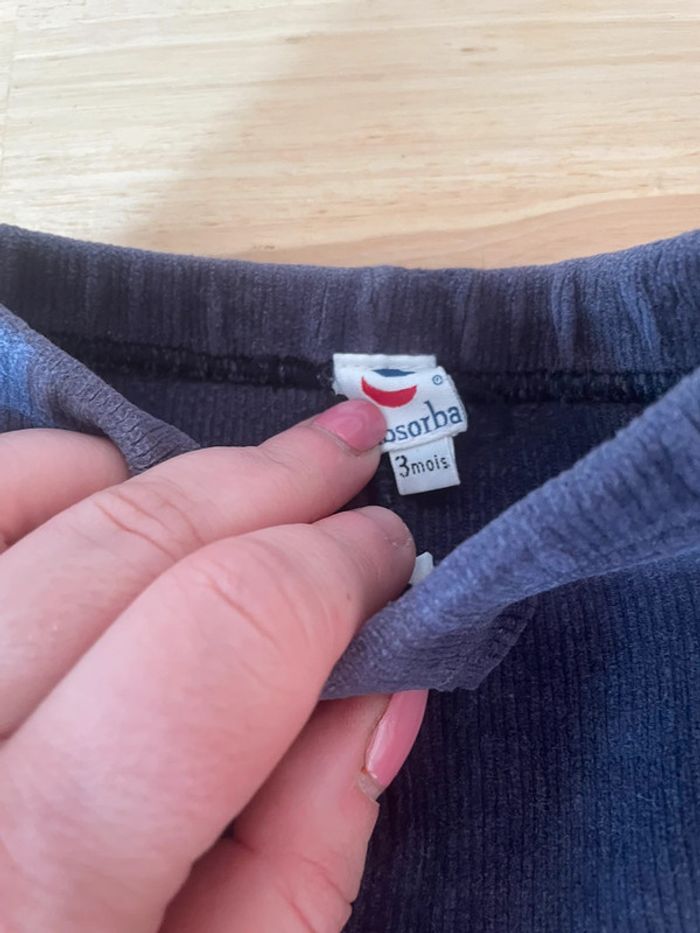 Legging en velours épais Absorba 3 mois - photo numéro 3