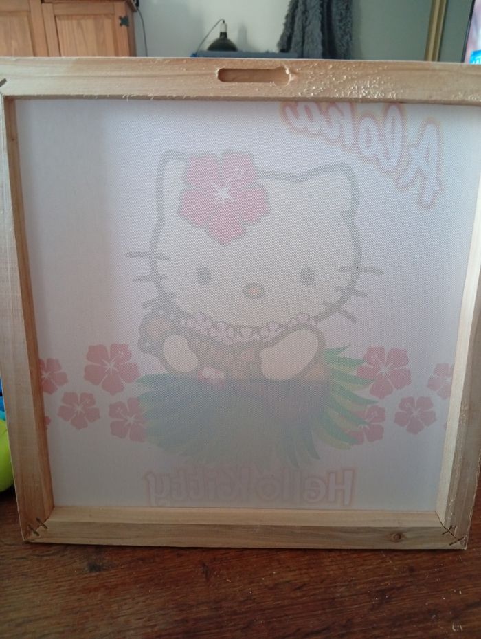 Cadre toile imprimée hello kitty - photo numéro 4