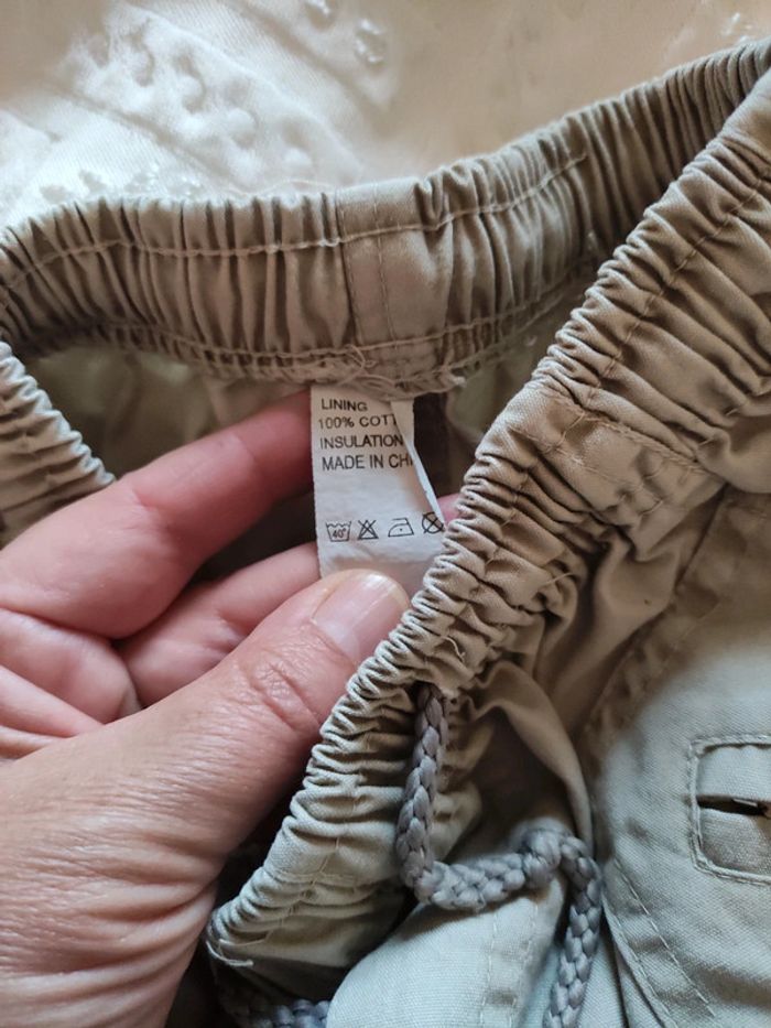 Pantacourt kaki 8 ans - photo numéro 4