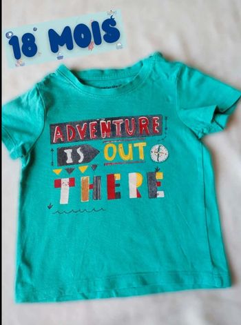 Tee shirt manches courtes 18 mois