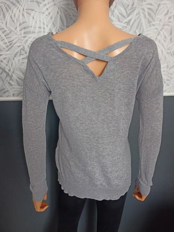 Pull gris S N*377