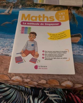 Livre la méthode Singapour niveau ce1